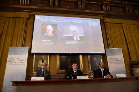 Oliver Hart y Bengt Holmström ganaron Nobel de Economía 2016