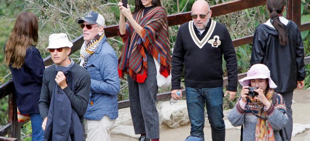 La famosa actriz Demi Moore visitó Machu Picchu