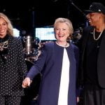 Beyoncé y Jay Z protagonizaron concierto en apoyo a Clinton