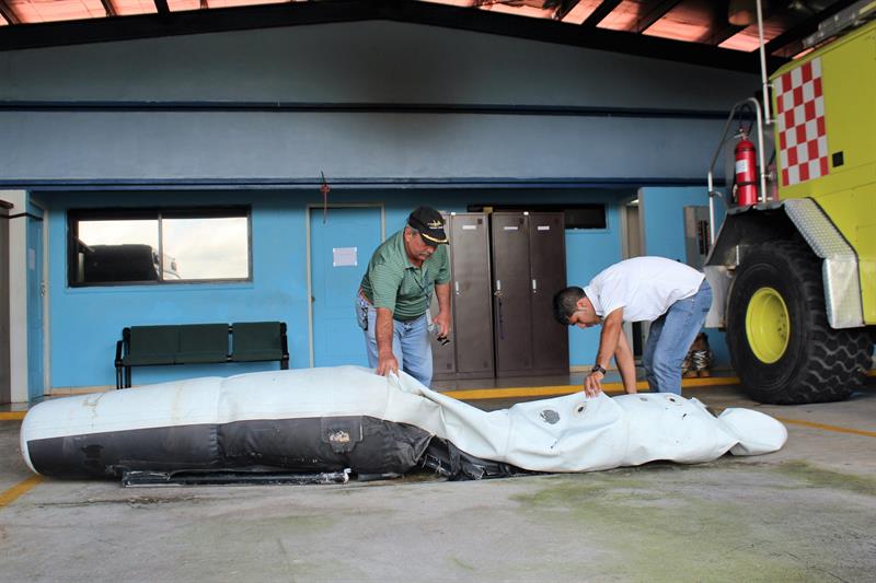 Encontraron nuevo flotador del helicóptero accidentado en Panamá