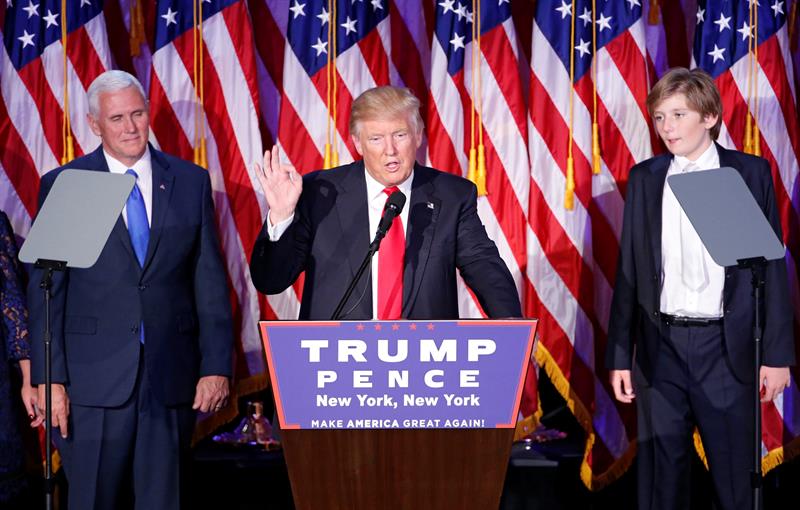 Trump actualizó su cuenta Twitter y se presentó como presidente electo