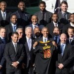 Obama recibió a James en la Casa Blanca por tercera vez