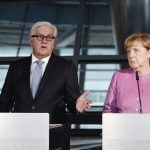 Merkel formalizó a Steinmeier como «candidato correcto» a la presidencia