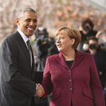 Obama inició en Berlín su última cita con los aliados europeos