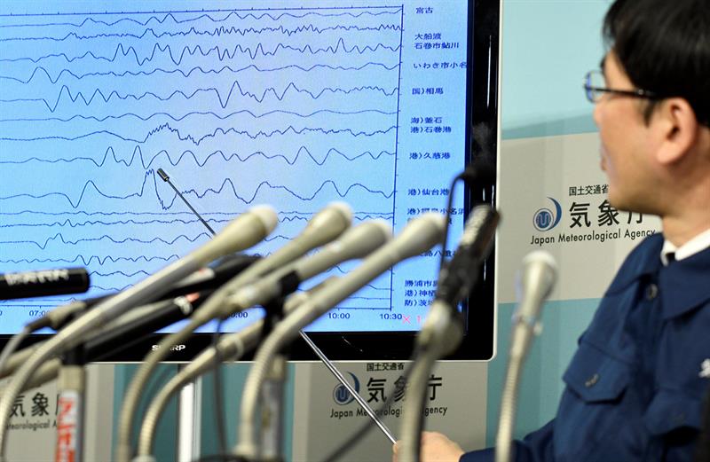 Nuevo tsunami activó alarmas en Fukushima sin que se produjeran daños