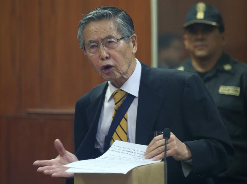 Expresidente Fujimori fue internado en clínica de Lima