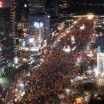 Miles de surcoreanos vuelven a manifestarse contra la presidenta