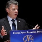 Santos dijo que aún «se está a la expectativa» sobre EEUU de Trump