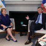 Macri recibió a Bachelet en su residencia para mantener reunión bilateral