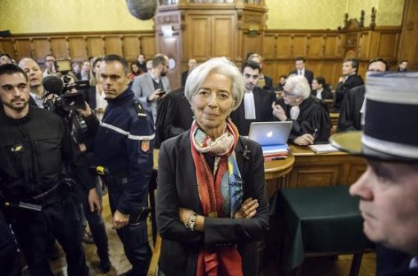 Christine Lagarde fue condenada por negligencia en Francia