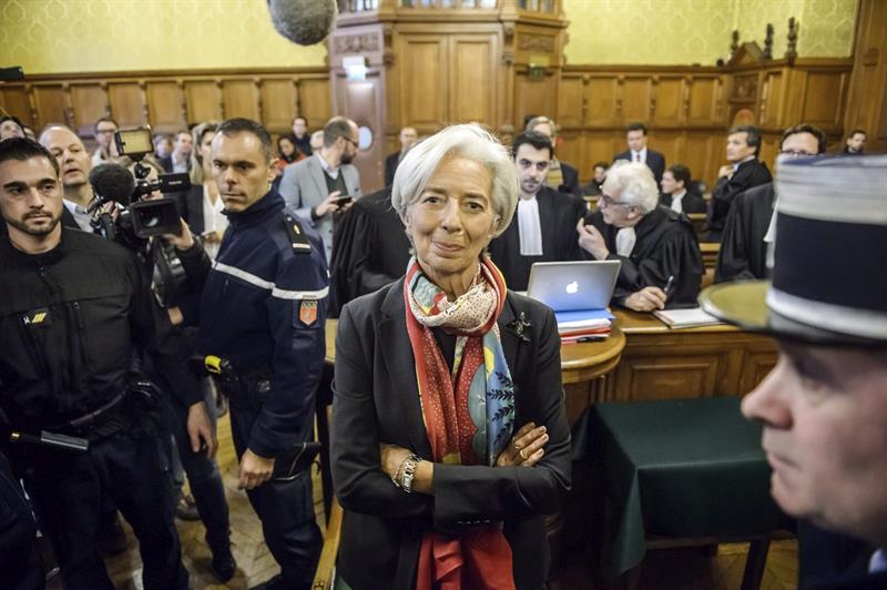 Christine Lagarde fue condenada por negligencia en Francia