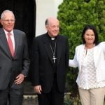 Cardenal peruano muestra su influencia al reunir a Kuczynski y a Fujimori