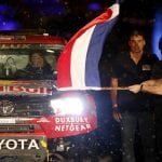 Cartes y Morales despidieron al Dakar en el podio de largada