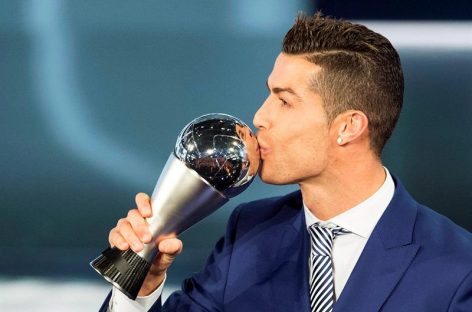 Cristiano Ronaldo fue elegido como ‘The Best’