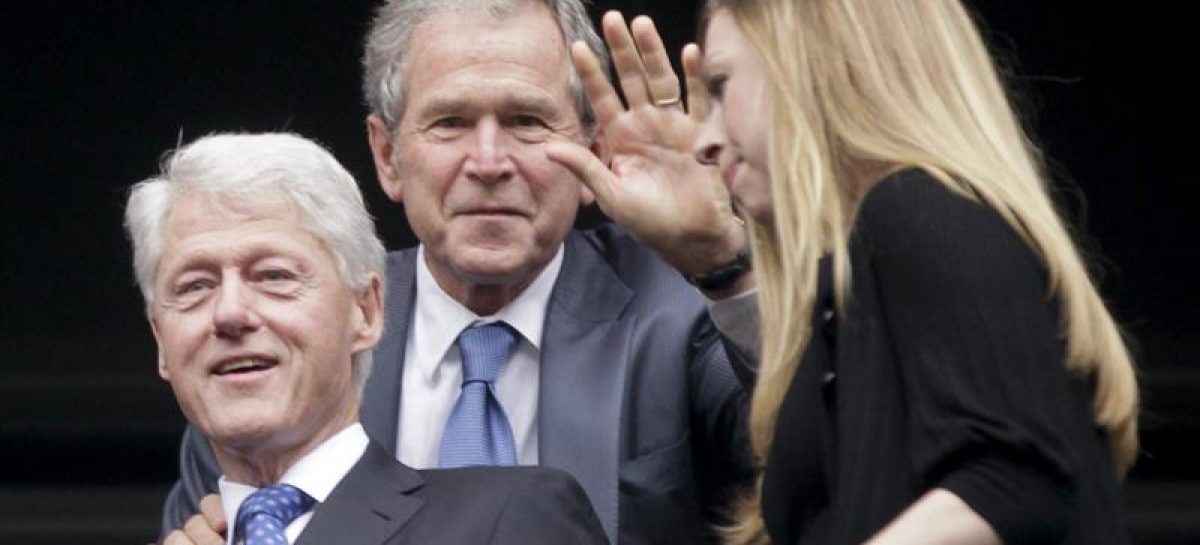 Clinton y Bush recalcaron a sus sucesores el «honor» de presidir EE.UU.