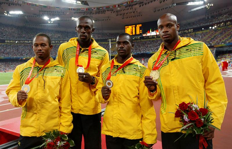 Bolt perdió un oro de los JJOO de Pekín 2008