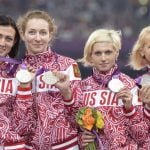 Rusia perdió la plata en los 4×400 femeninos de Londres 2012
