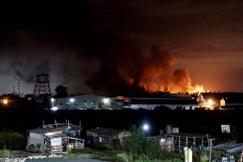 Más de 100 heridos dejó incendio en fábrica de Filipinas