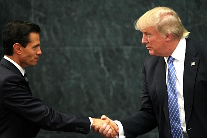 Trump dijo que Peña Nieto está muy interesado en ayuda contra carteles