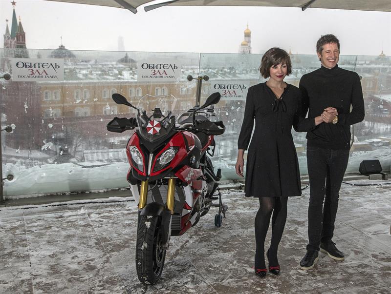 Milla Jovovich presentó en Moscú  la última entrega de «Resident Evil»