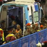 Un accidente empañó el estreno del carnaval en el Sambódromo de Río