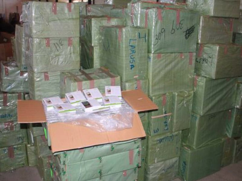 Decomisan cerca de 29 mil celulares con destino a Nicaragua