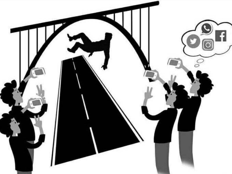 Rechazo masivo a la difusión del video de un suicidio en puente Roosevelt