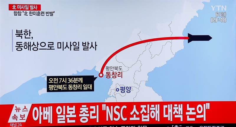 Corea del Sur, Estados Unidos y Japón coordinaron posiciones tras lanzamiento norcoreano