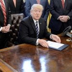 Trump culpó a radicales republicanos del fracaso de su reforma sanitaria