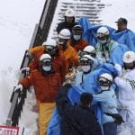 8 adolescentes fallecieron por una avalancha de nieve en Japón