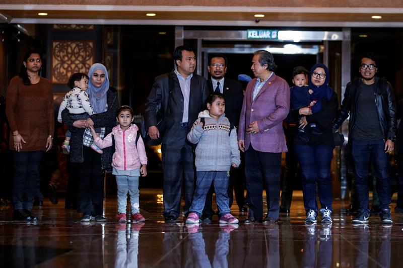 Los nueve malasios retenidos en Corea del Norte regresaron a su país