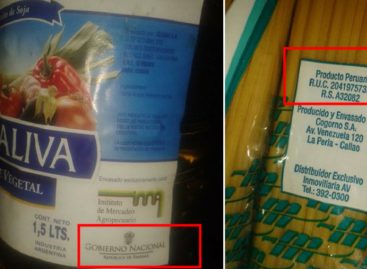 Denuncian que hay productos del IMA en bolsas de comida que reparte Nicolás Maduro
