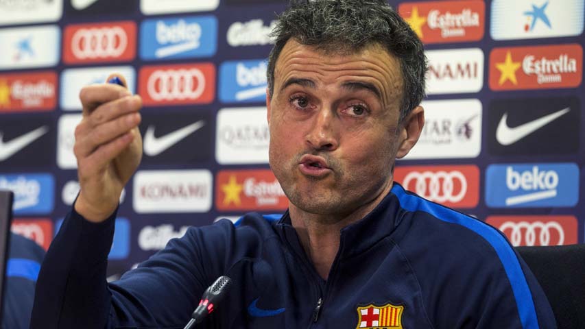Luis Enrique: Nuestro objetivo es hacer cinco goles