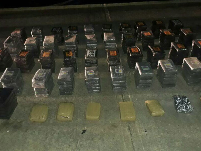 Senan decomisó 218 paquetes de droga en San Blas