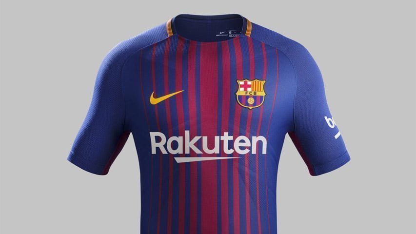 El FC Barcelona presentó su nueva camiseta para la próxima campaña