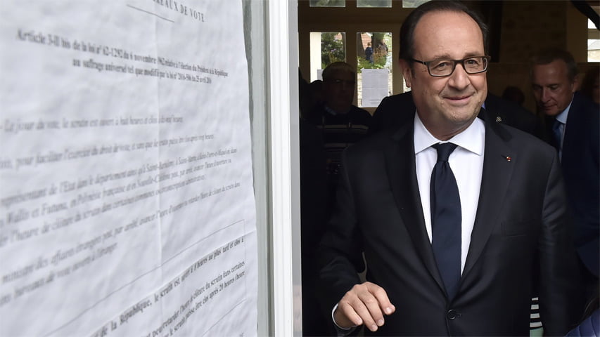 Hollande: la victoria de Macron confirma el compromiso de Francia con la UE