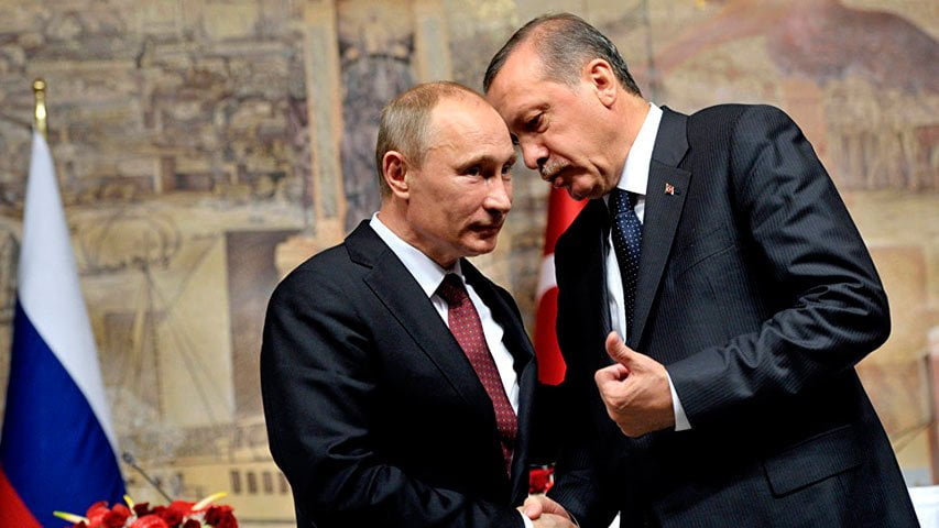Erdogan viajó a Rusia para mejorar la relación con Putin a pesar de Siria