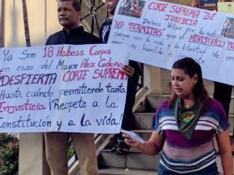 Exigen a la CSJ que cambie sede de reclusión del mayor Cedeño