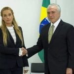 Temer le dijo a Tintori que Brasil está junto al pueblo venezolano