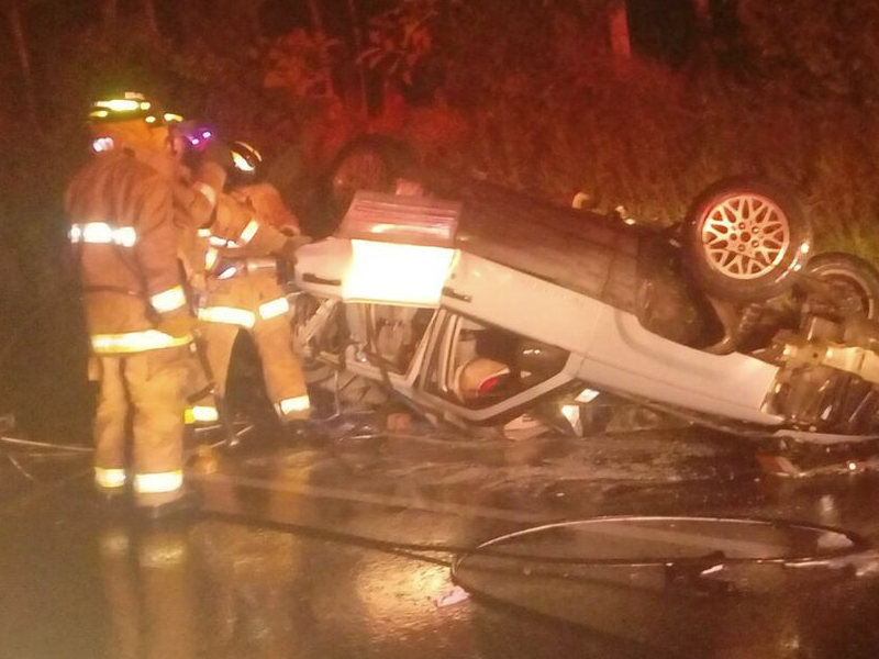 Vuelco de camioneta tras colisión causó dos muertos en Chiriquí