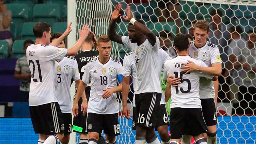 Alemania eliminó a México y disputará la final de la Copa Confederaciones
