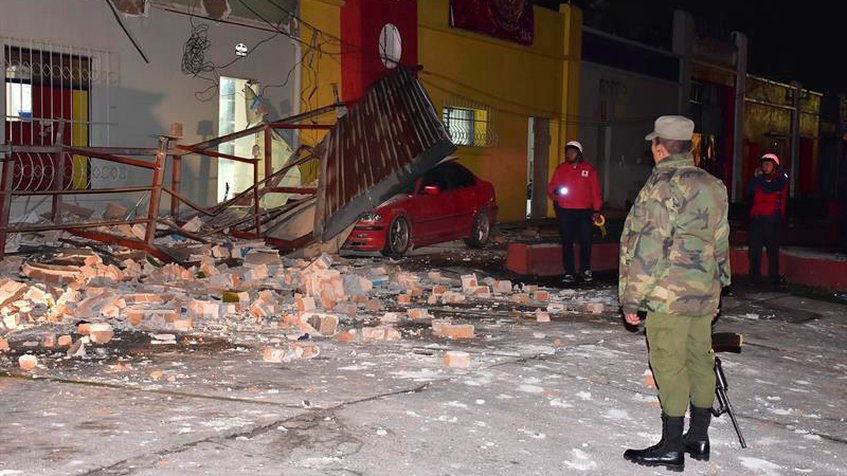 Sismo de 6,6 en Guatemala ha dejado dos heridos hasta el momento