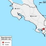 Sismo de magnitud 3,6 se registra entre frontera de Panamá y Costa Rica