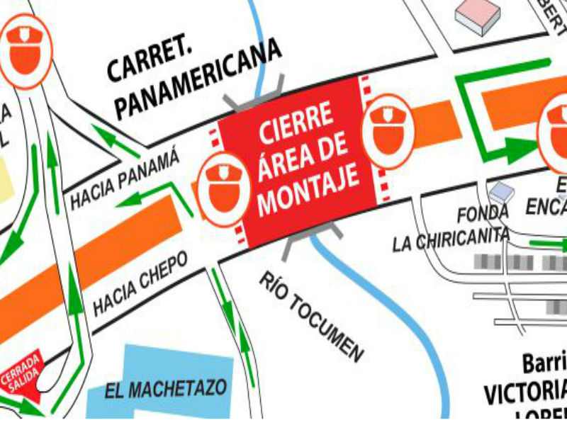 Cerrarán vía Panamericana este viernes y sábado por trabajos en Línea 2 del Metro
