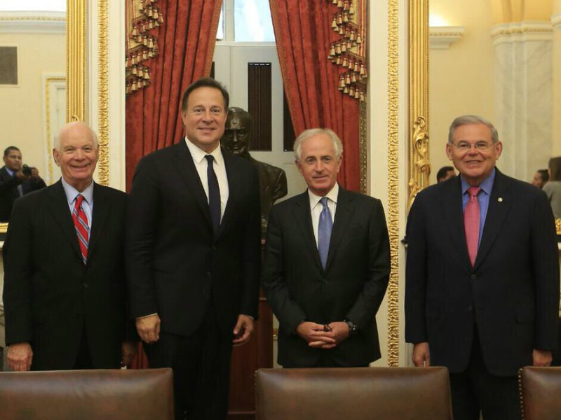 Varela se reunió con congresistas y senadores estadounidenses