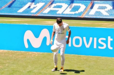 Dani Ceballos fue presentado como jugador del Real Madrid