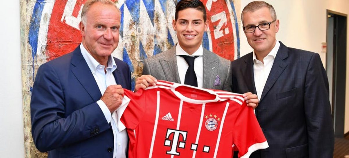 Bayern no contará con James Rodríguez por lesión en el muslo
