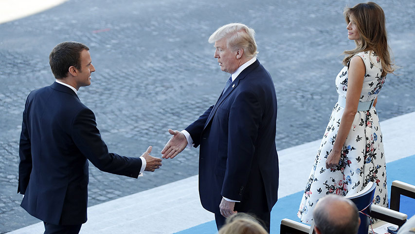 Macron a Trump: «nada separará jamás» los lazos históricos de Estados Unidos y Francia