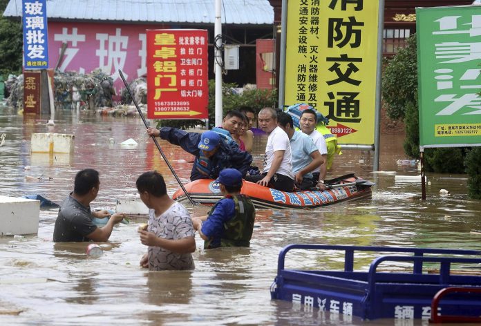 Lluvias torrenciales dejaron al menos 42 muertos en China