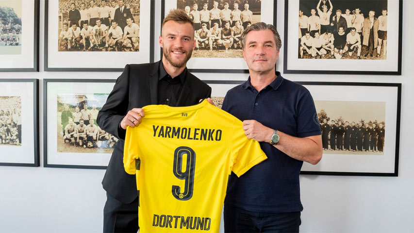 Borussia Dortmund fichó al ucraniano Andrey Yarmolenko